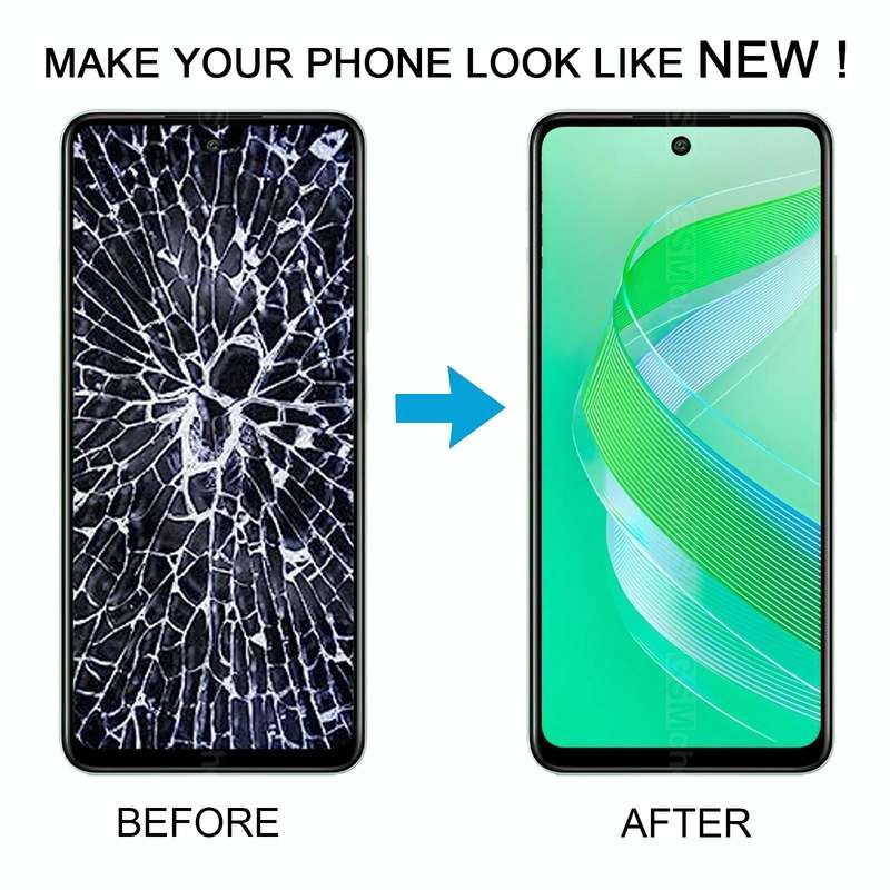 For Infinix Hot 40i X6528B OEM LCD Screen with Digitizer Full Assembly