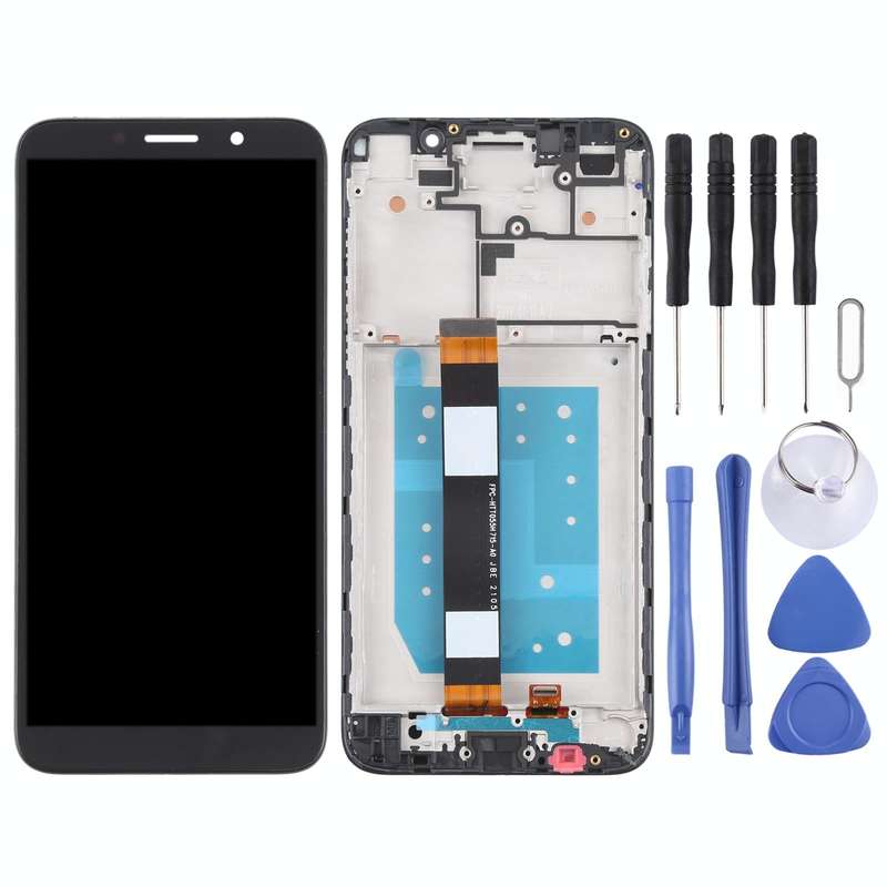 OEM LCD Screen for Huawei Y5p Digitizer Full Assembly With Frame(Black)