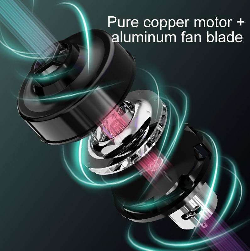 SHANEN 120W 8000Pa Car Vacuum Cleaner Car Wireless Charging High-Power Powerful Mini Handheld Vac...