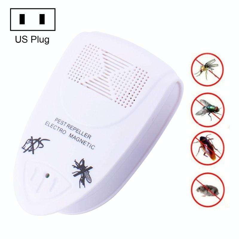 Ultrasonic Pest Repeller Electro Magnetic(White)