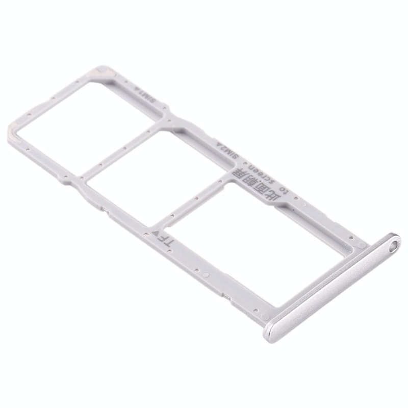 SIM Card Tray + SIM Card Tray + Micro SD Card Tray for Huawei Enjoy 10e / Honor Play 9A (Silver)