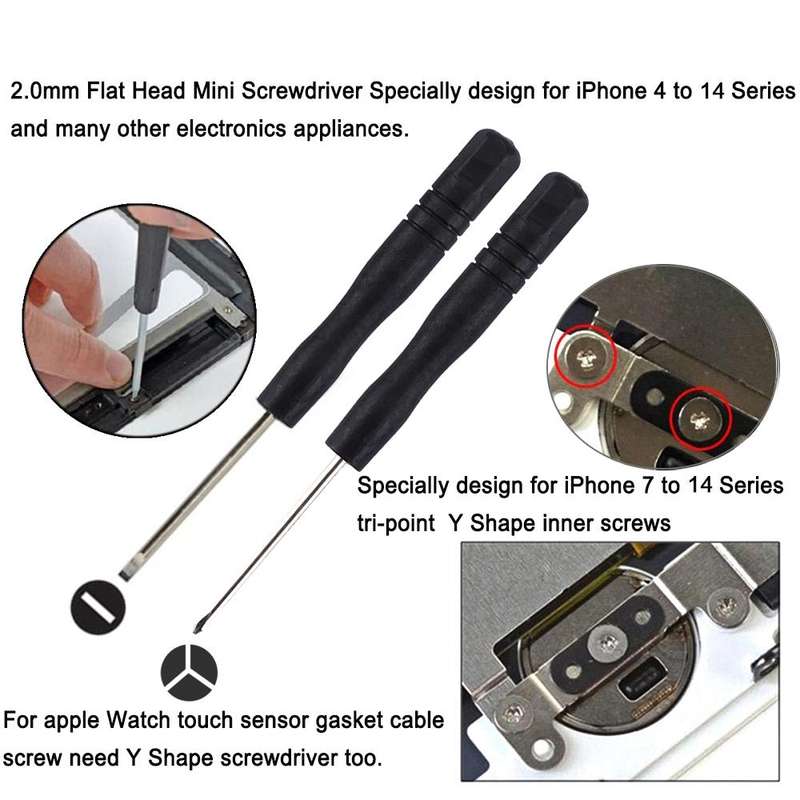 10 in 1 Repair Kits (4 x Screwdriver + 2 x Teardown Rods + 1 x Chuck + 2 x Triangle on Thick Slic...