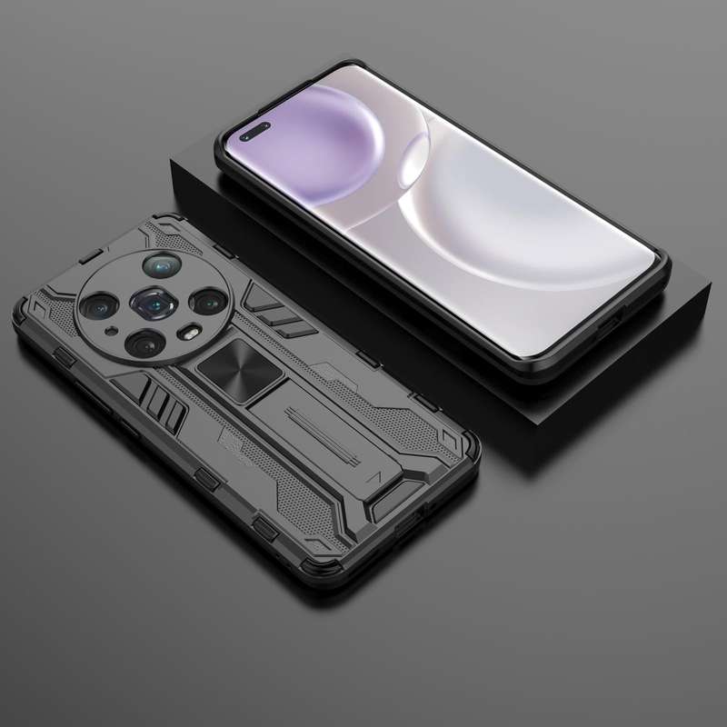 For Honor Magic4 Pro Supersonic PC + TPU Shock-proof Protective Phone Case(Black)