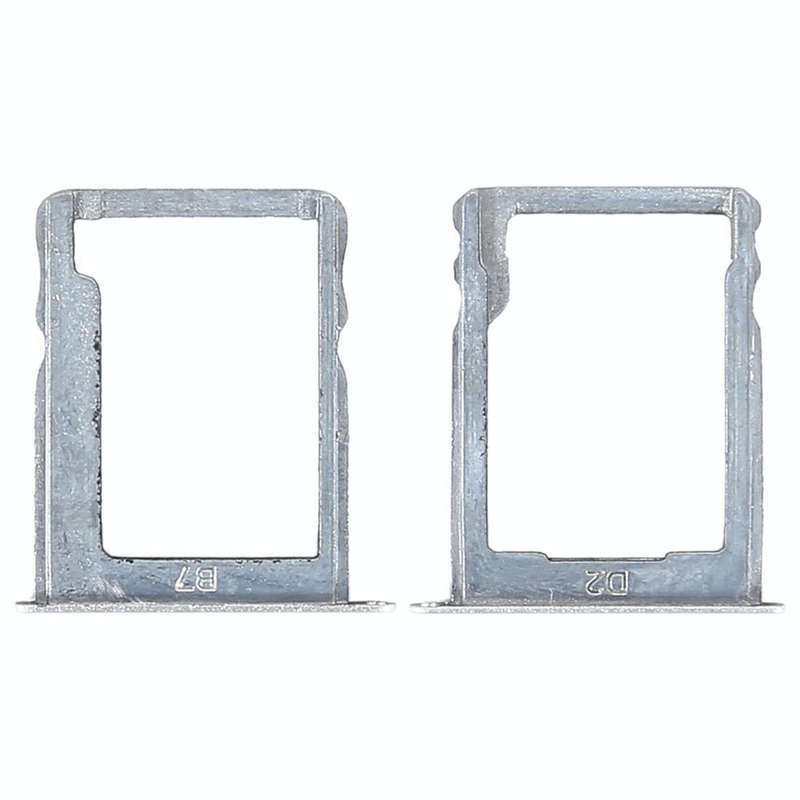 SIM Card Tray + SIM Card Tray / Micro SD Card for Huawei Enjoy 5s (Silver)