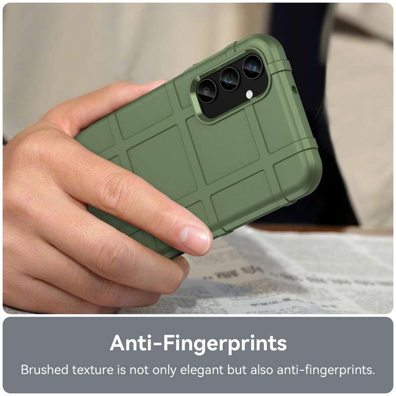 For Samsung Galaxy S23 FE 5G Full Coverage Shockproof TPU Phone Case(Army Green)