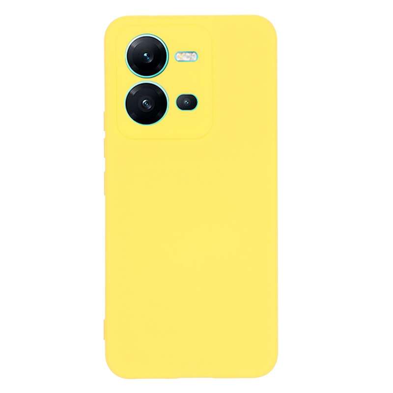 For vivo V25 5G / V25E 5G / X80 Lite Pure Color Liquid Silicone Shockproof Full Coverage Phone Ca...