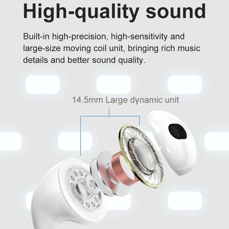 K58 True Wireless Semi-in-ear Bluetooth Earphone with Charging Box & Support Intelligent Control(...