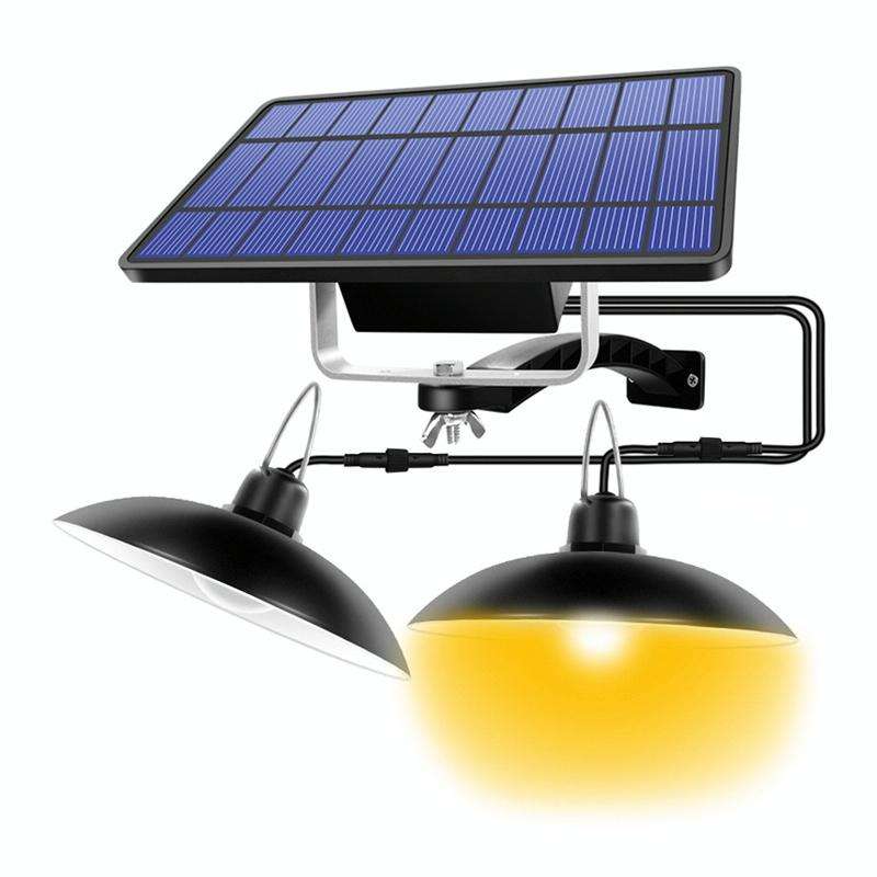 2 in 1 Solar Light Landscape Courtyard Corridor Lighting 32-LED Retro Chandelier, Light Color:War...