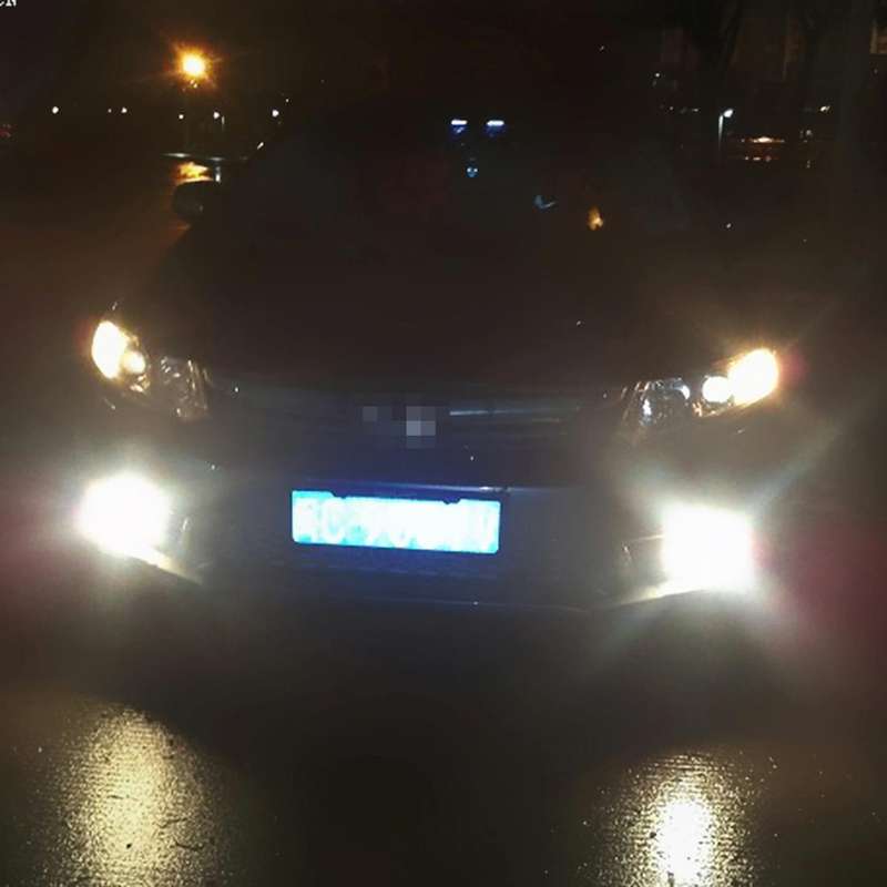 2 PCS PW24W 5W 400 LM 6000K Car Fog Lights with 10 SMD-2835 LEDs , DC 12V (White Light)