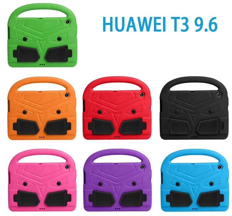 For Huawei MediaPad T3 10 9.6 inch Sparrow Style EVA Material Children Shockproof Casing Shell(Bl...