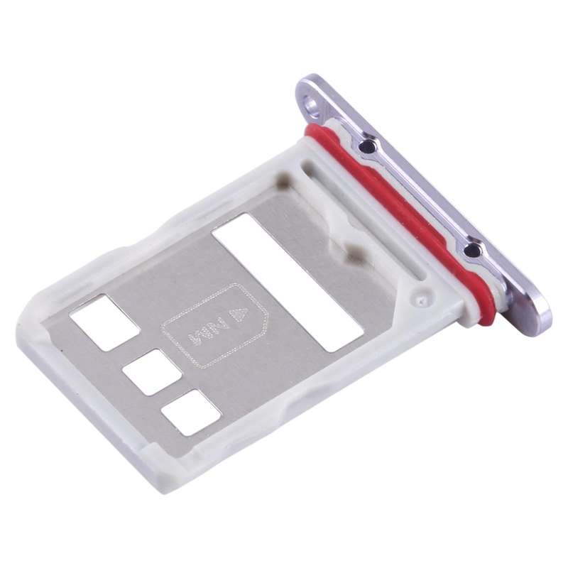 For Huawei Mate 50 SIM + NM Card Tray (Purple)