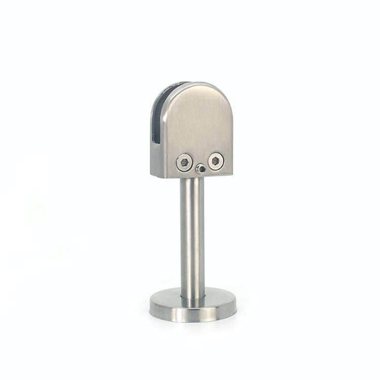 201 Stainless Steel Glass Fish Mouth Support Rod Fixing Clip with 14x60mm Rod, Specification: M