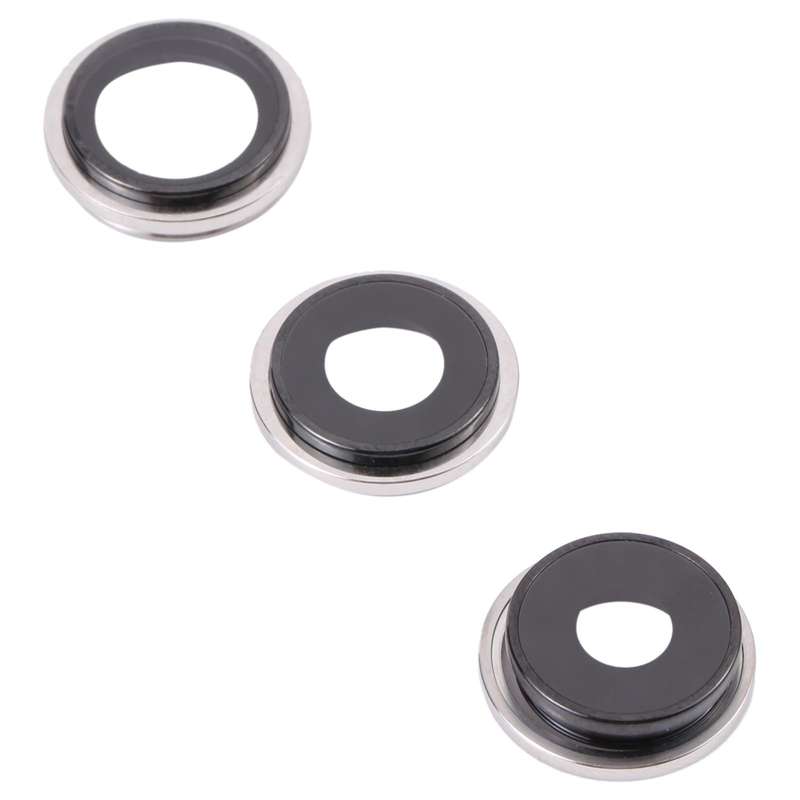 Camera Lens Cover With Retaining Bracket for iPhone 13 Pro Max(Silver)