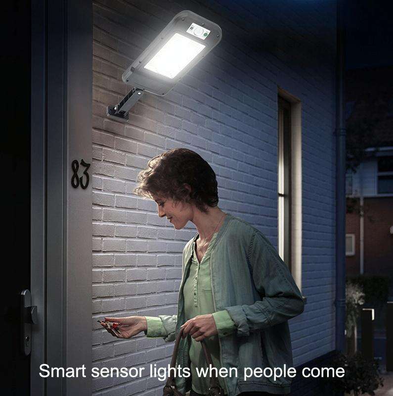 Solar Wall Light Outdoor Waterproof Human Body Induction Garden Lighting Household Street Light 4...