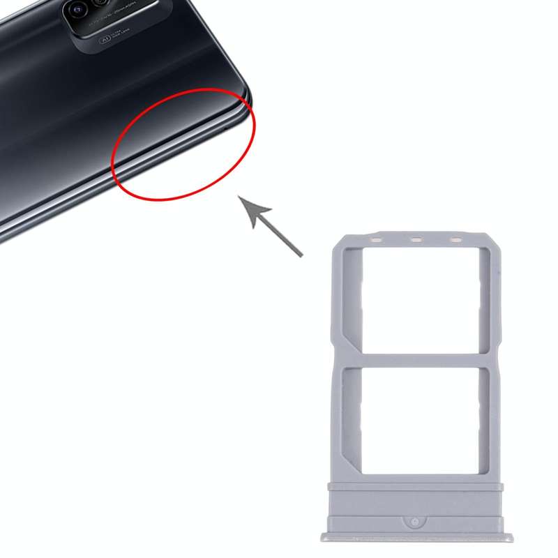 For vivo iQOO Neo5 V2055A SIM Card Tray + SIM Card Tray (White)