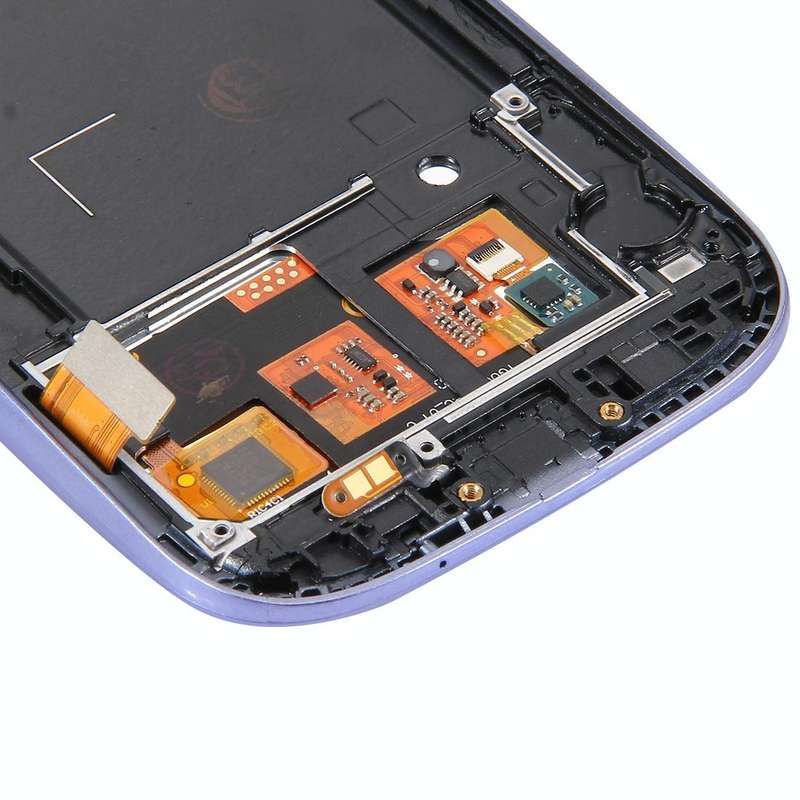 LCD Display (4.65 inch TFT) + Touch Panel with Frame for Galaxy SIII / i9300 (Pebble Blue)