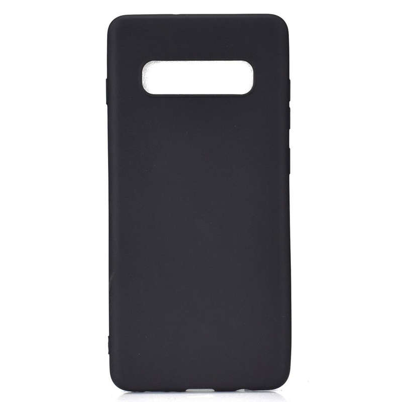 Candy Color TPU Case for Samsung Galaxy S10+ (Black)
