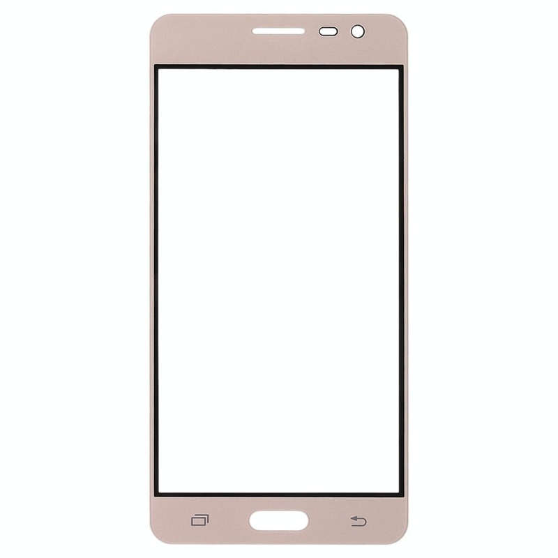 For Samsung Galaxy J3 Pro / J3110 10pcs Front Screen Outer Glass Lens (Gold)