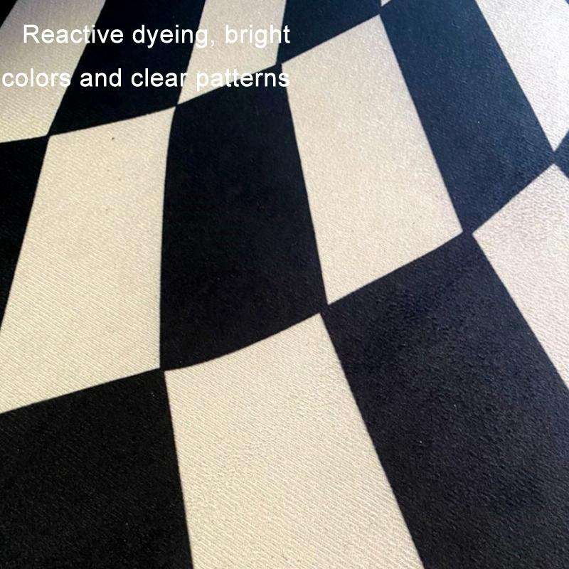 3D Illusion Stereo Vision Carpet Living Room Floor Mat, Size: 120x120cm(Round A)