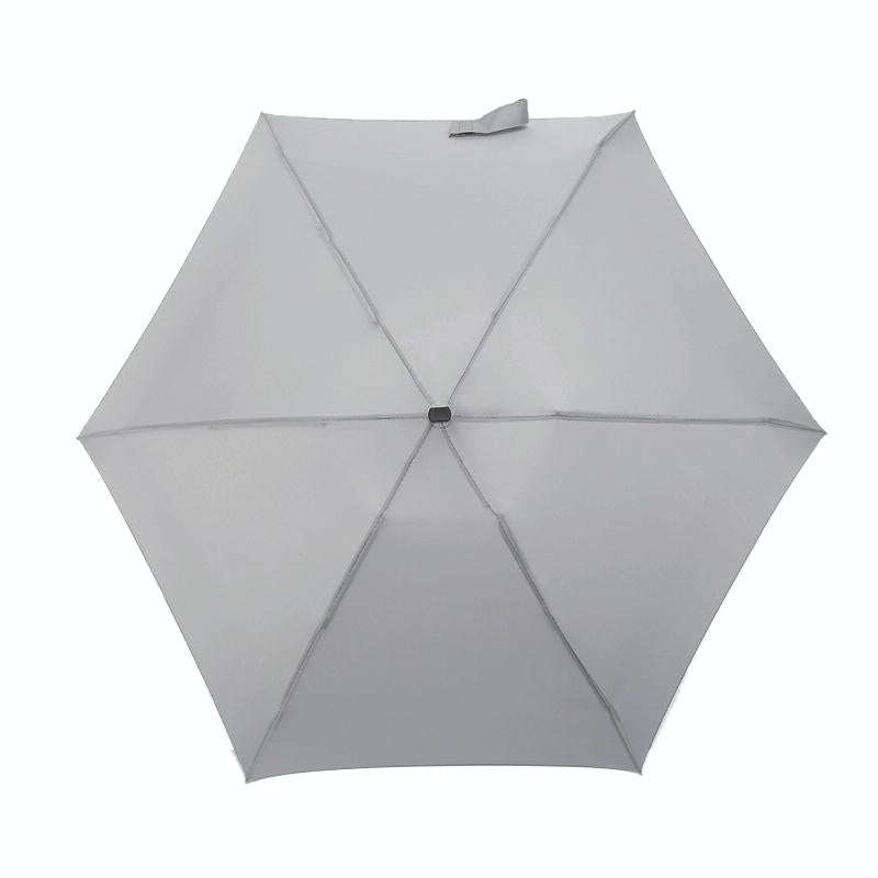 Mini Capsule Pocket Umbrella Windproof Foldable Travel Compact Umbrella(Gray)