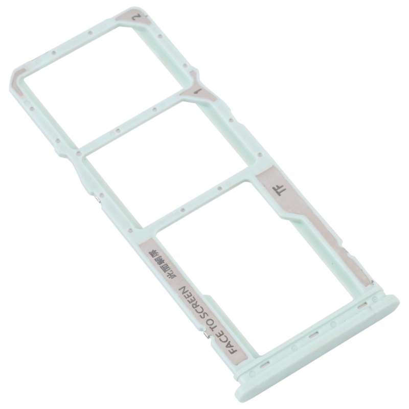 For Xiaomi Redmi A1 2022 / Redmi A1+ SIM Card Tray + SIM Card Tray + Micro SD Card Tray (Green)