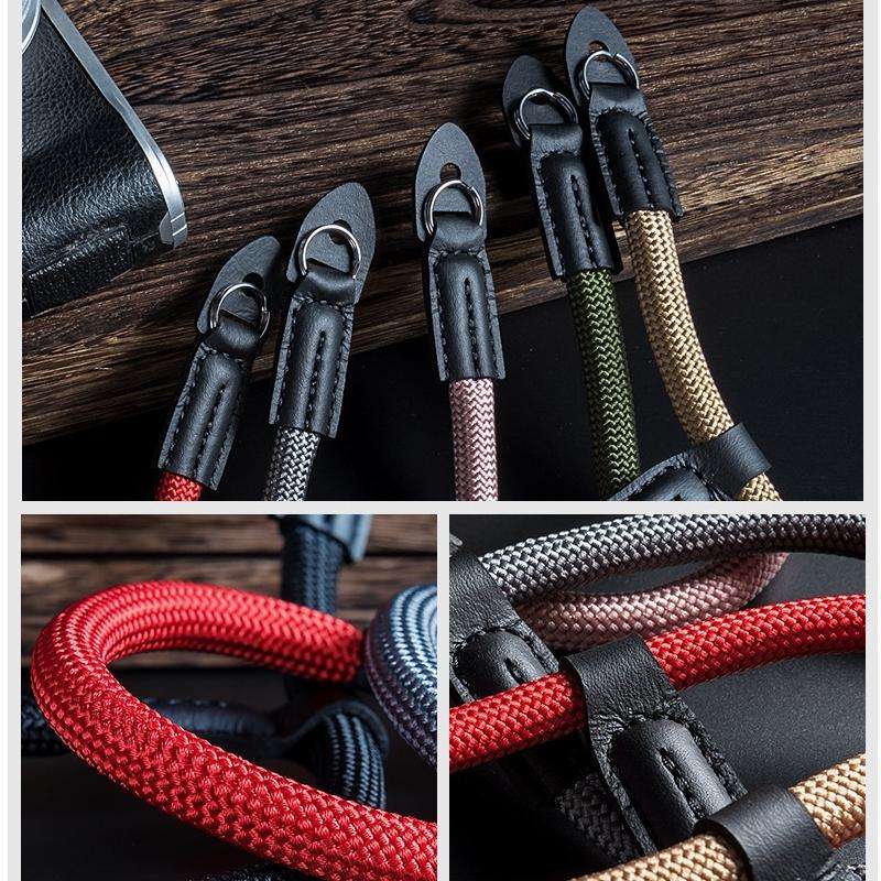 Climbing Rope Camera Wrist Strap SLR Camera Wear-resistant Bracelet(Green)