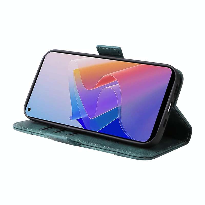 For OPPO Reno 7Z 5G BETOPNICE Dual-side Buckle Leather Phone Case(Green)