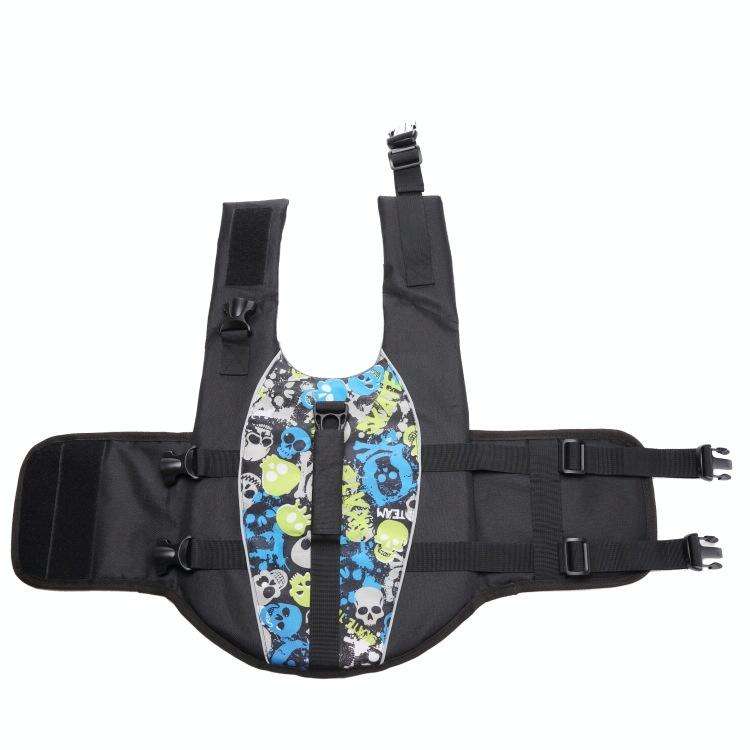 Dog Supplies Pet Swimwear Life Jackets, Size: S(JSY08 Black)
