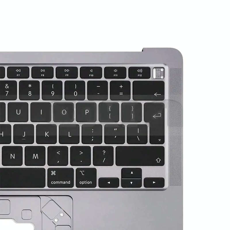 For Macbook Air 13 2020 M1 A2337 C-side Cover + UK Edition Key Board (Black)