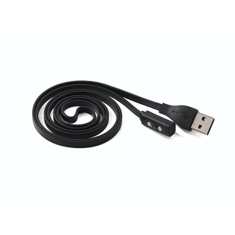 For Pebble Time Round Watch Charging Cable & Three Generations(Black)