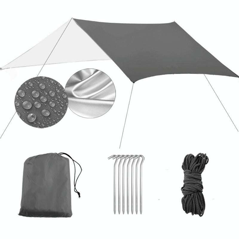 Multi-function Outdoor Waterproof Sunscreen Beach Awning Tent Sun Shelter Pergola (Black)