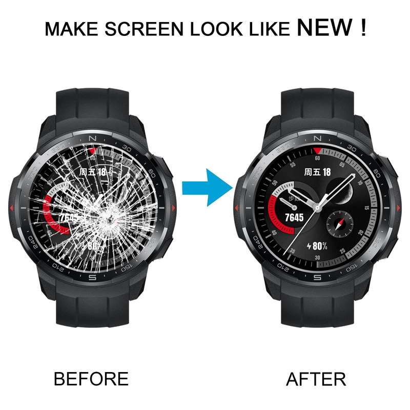 For Honor Watch GS Pro Original LCD Screen and Digitizer Full Assembly With Frame (Black)