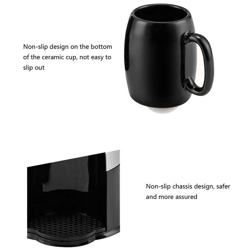Homezest Household Small Coffee Machine Fully Automatic Portable Mini Single Cup Coffee Maker, St...