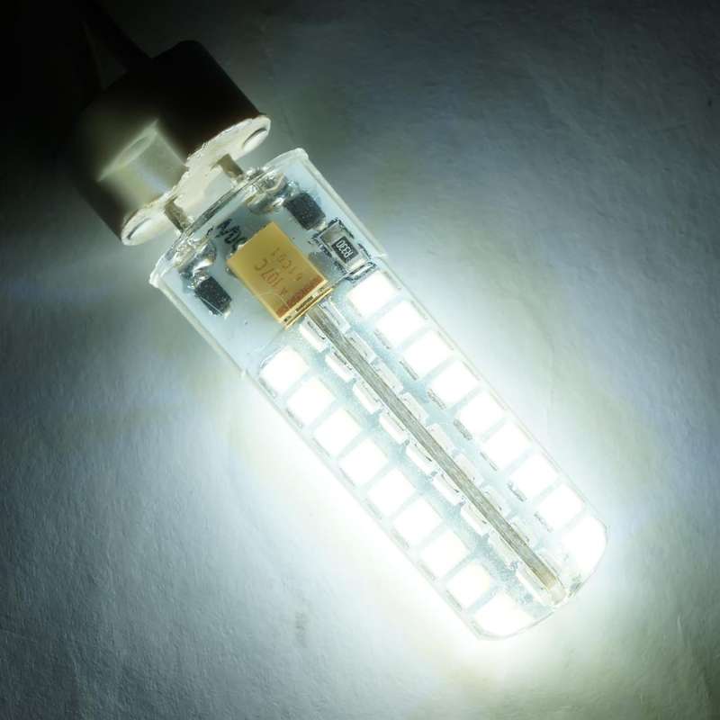 GY6.35 5W SMD2835 72LEDs Dimmable Silicone Corn Bulb for Chandelier Crystal Lamp Lighting Accesso...