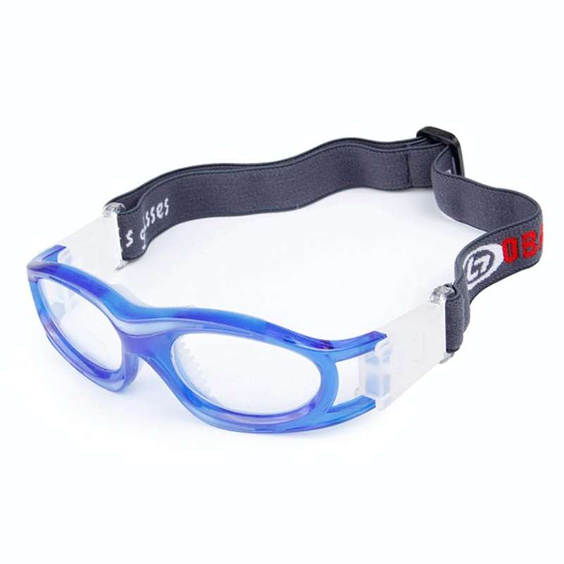 0860-01 Protective Sports Goggles Safety Basketball Glasses for Kids with Adjustable Strap(Blue)