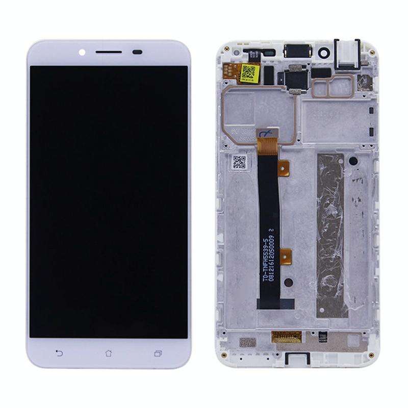 OEM LCD Screen for Asus Zenfone 3 Max ZC553KL / X00D  Digitizer Full Assembly with FrameWhite)