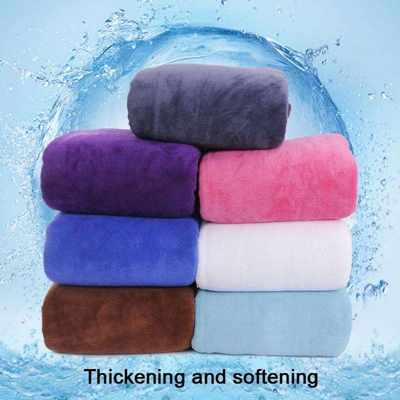 25x25cm Nano Thickened Large Bath Towel Hairdresser Beauty Salon Adult With Soft Absorbent Towel(...