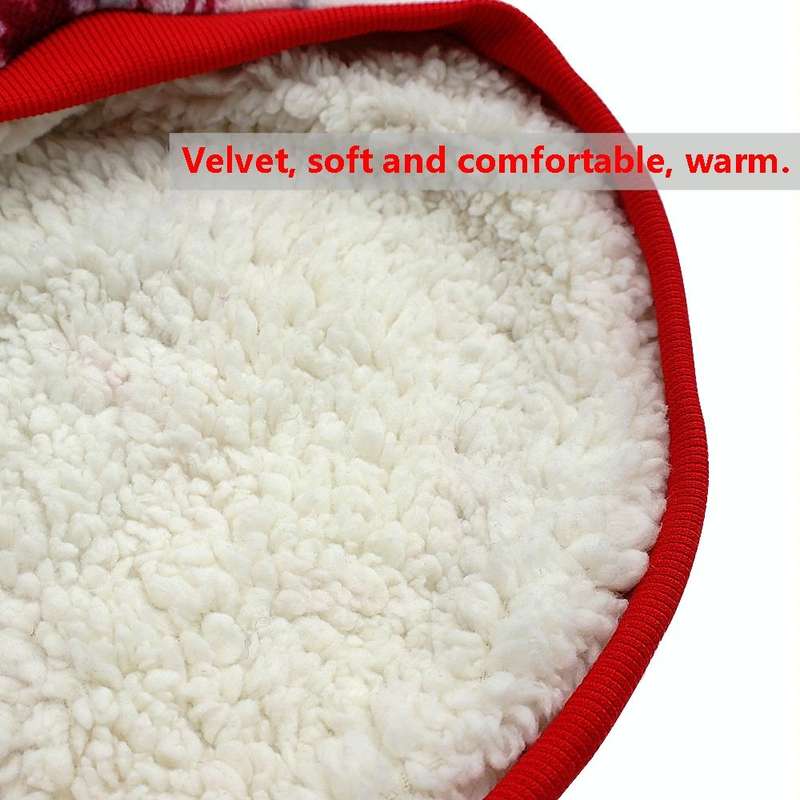 Pet Dog Christmas Costume Pet Snow Warm Coat, Size:L(Black)