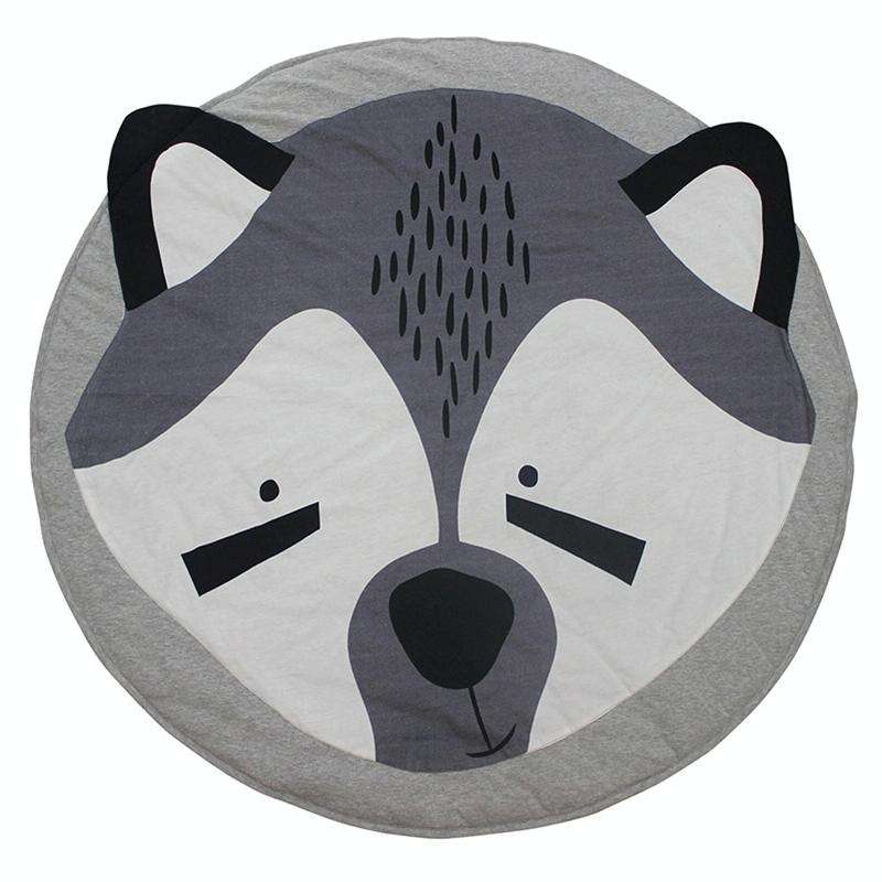 Baby Infant Play Mats Kids Crawling Carpet Floor Rug Baby Bedding Rabbit Blanket Cotton Game Pad ...