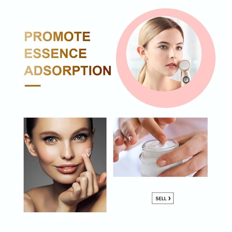 K-SKIN KD9930 Facial Thermostat Beauty Introduction Instrument Beauty Device Face Cleansing Massa...