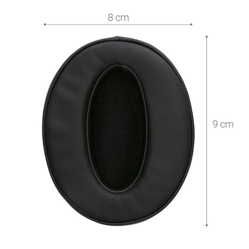 2pcs For Sennheiser HD4.50BTNC Wireless Headset Sponge Cover Replacement Earmuffs, Color: Black Mesh