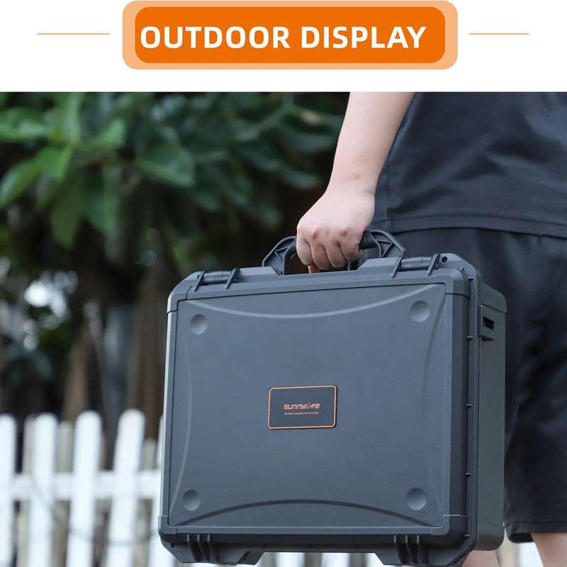 For DJI Air 3 Sunnylife Safety Carrying Case Large Capacity Waterproof Shock-proof Hard Travel Ca...