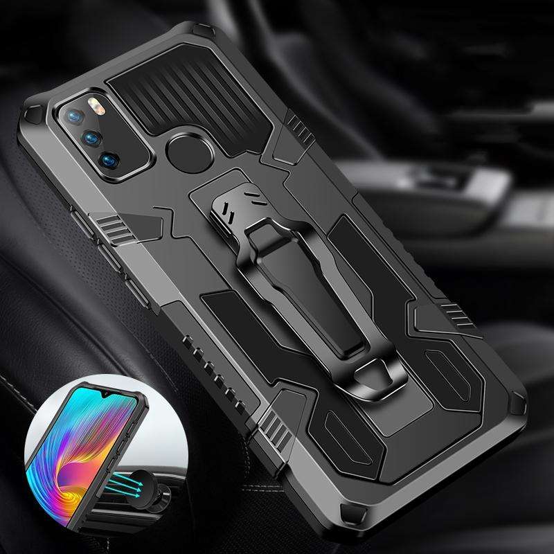 For OPPO Reno5 5G Machine Armor Warrior Shockproof PC + TPU Protective Case(Army Green)