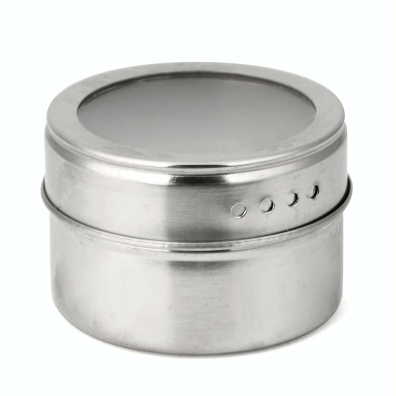 Stainless Steel Magnetic Kitchen Seasoning Cruet Set