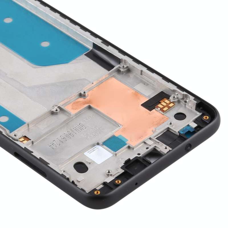 Middle Frame Bezel Plate for Nokia 7.2 / 6.2 / TA-1196 TA-1198 TA-1200 TA-1187 TA-1201 (Black)