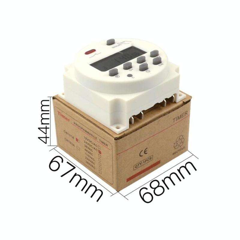 CN101A DC24V Microcomputer Time Switch Digital LCD Power Timer