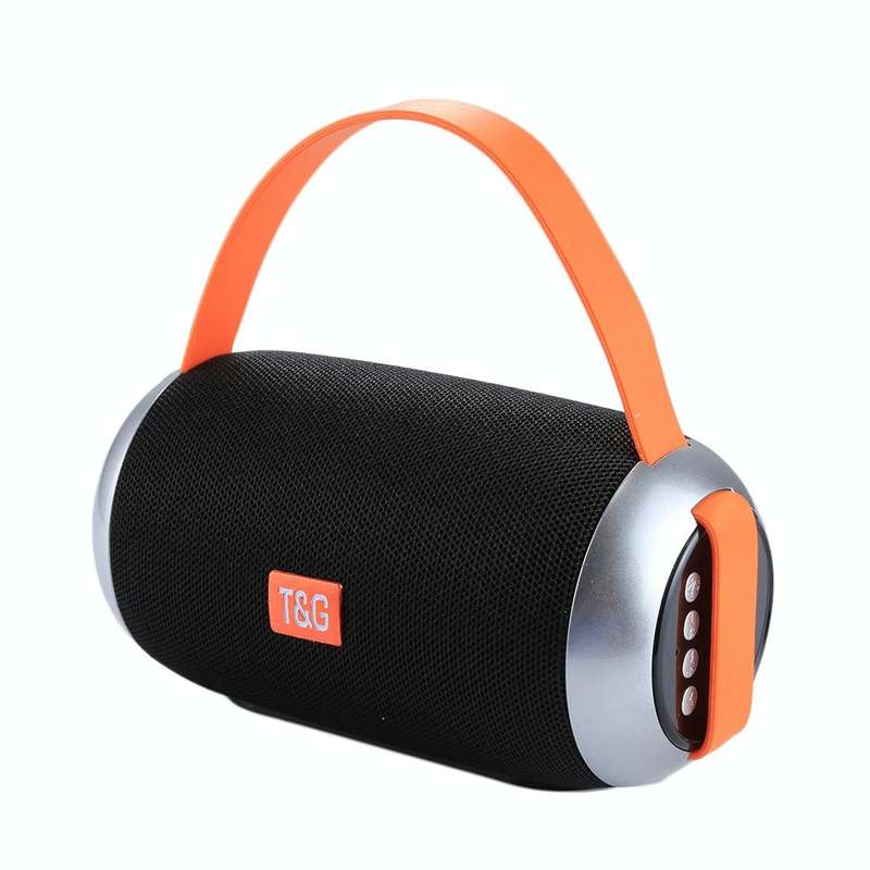 T&G TG112 Portable Bluetooth Speaker, with Mic & FM Radio Function, Support Hands-free & TF Card ...