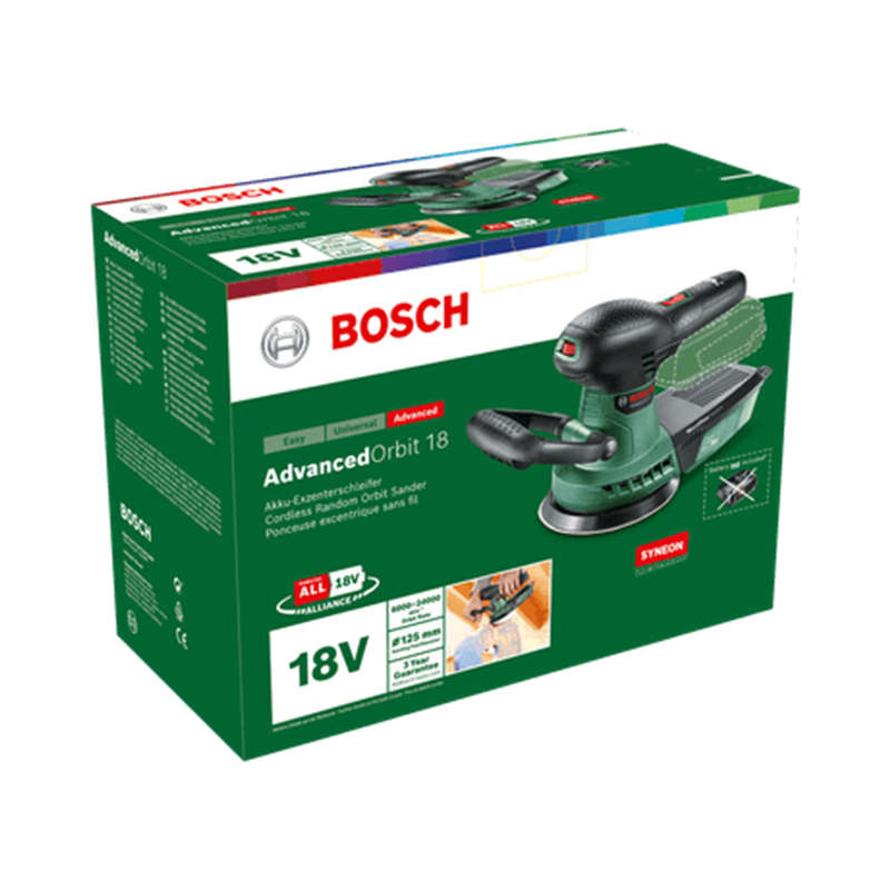 Bosch Green AdvancedOrbit Sander 18V