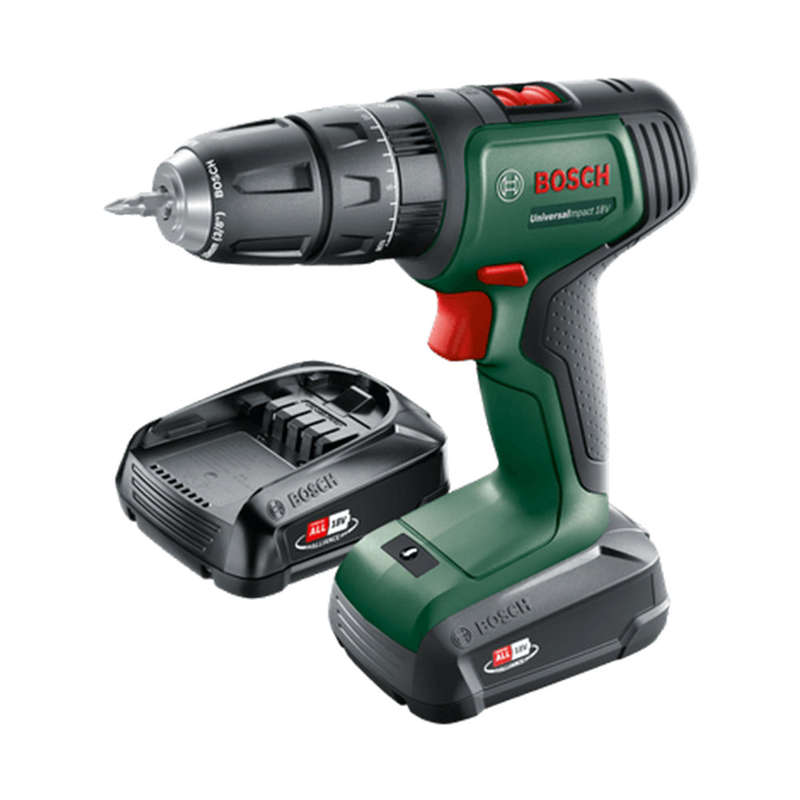 Bosch Green UniversalImpact Cordless Drill 18V With SystemBox