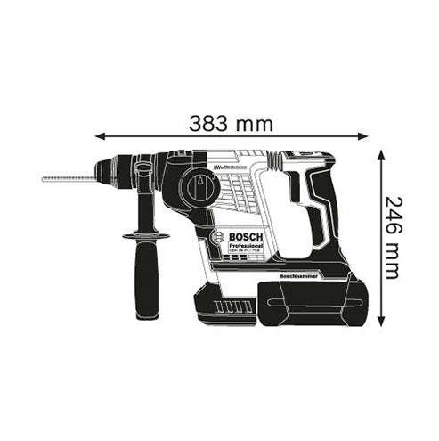 BOSCH Blue Cordless Rotary Hammer GBH 36 V-LI Plus 36V